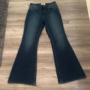 Wrangler Dark Blue Flare Jeans